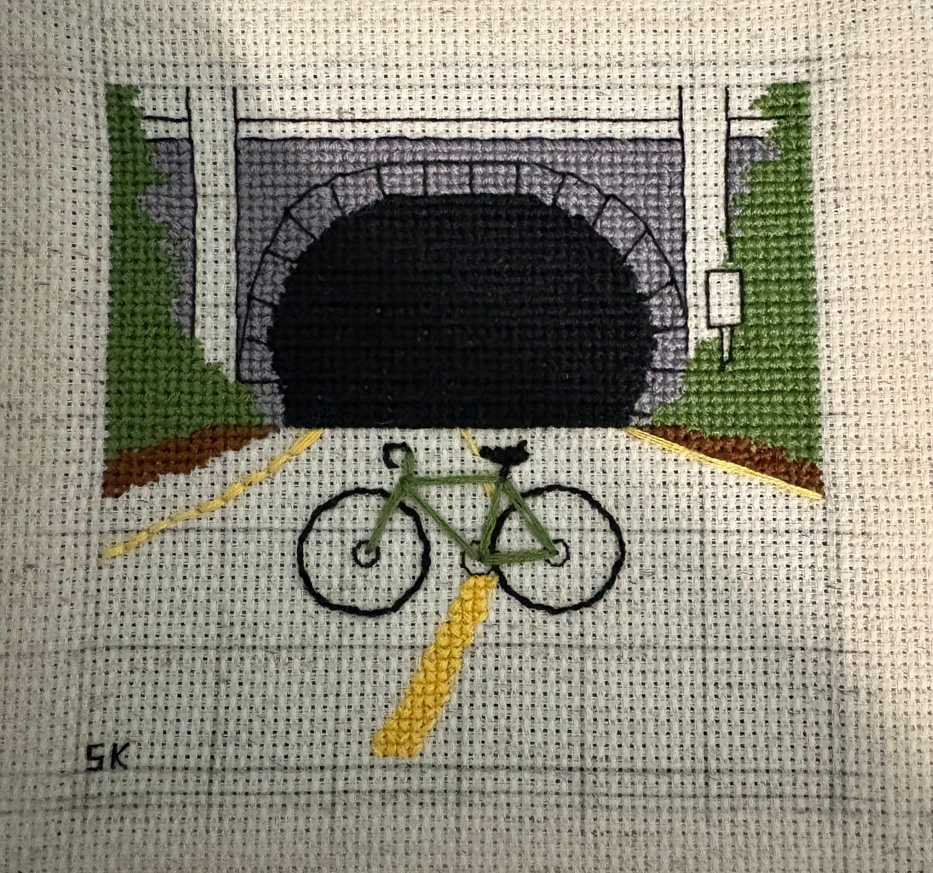 my cross stitching